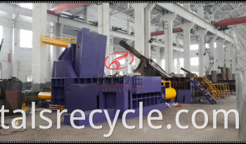 Y81t-400 Push-out Bale Scrap Metal Waste Baling Machine (automatic)